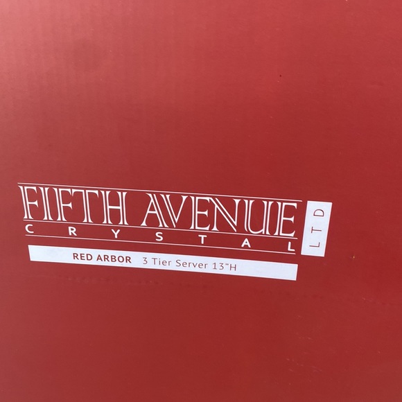 Fifth ave Crystal serving platter. New. - Picture 2 of 4